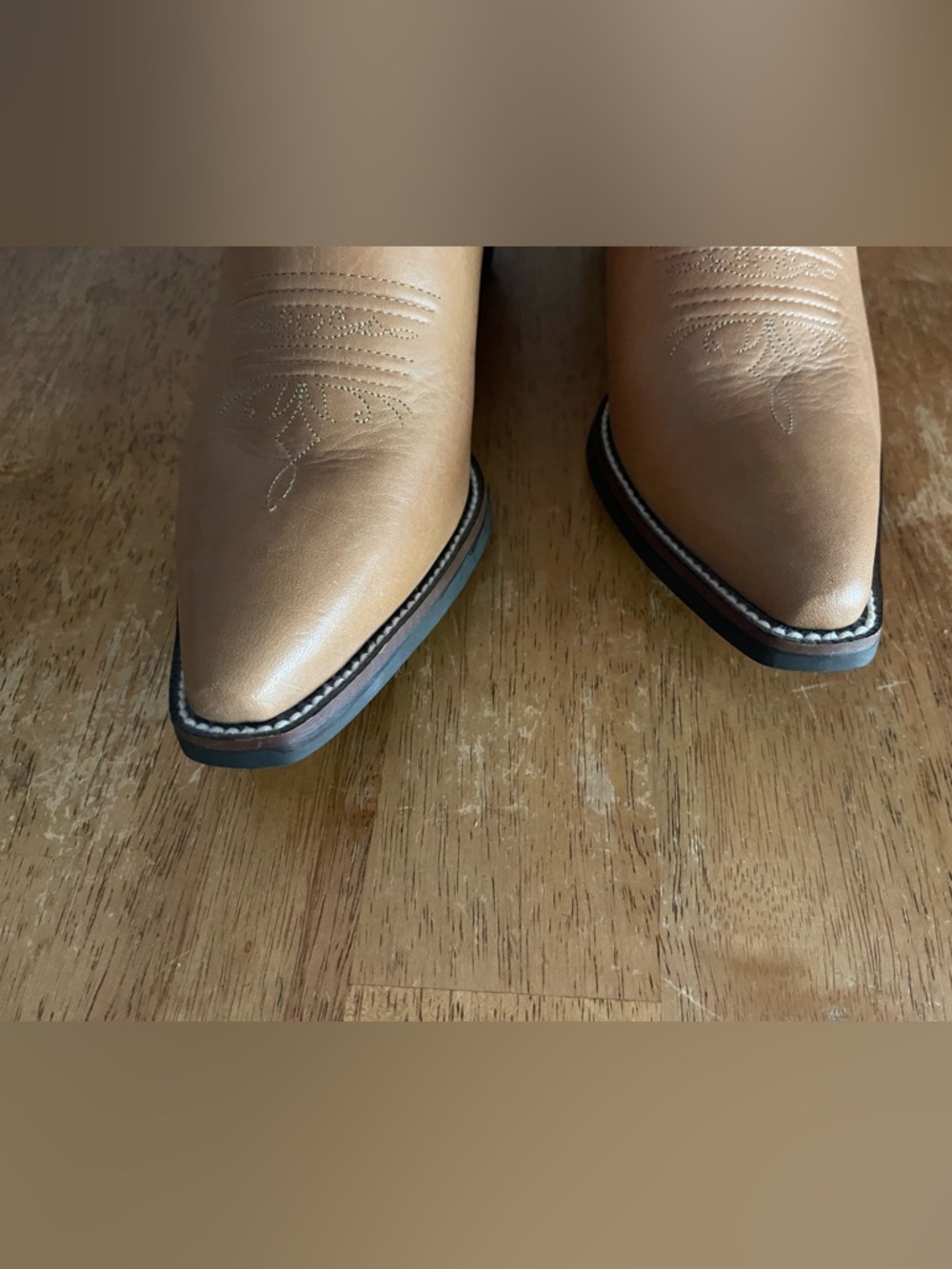 Justin Stampede Boots Brown Leather Western Boot - Picture 6 of 12